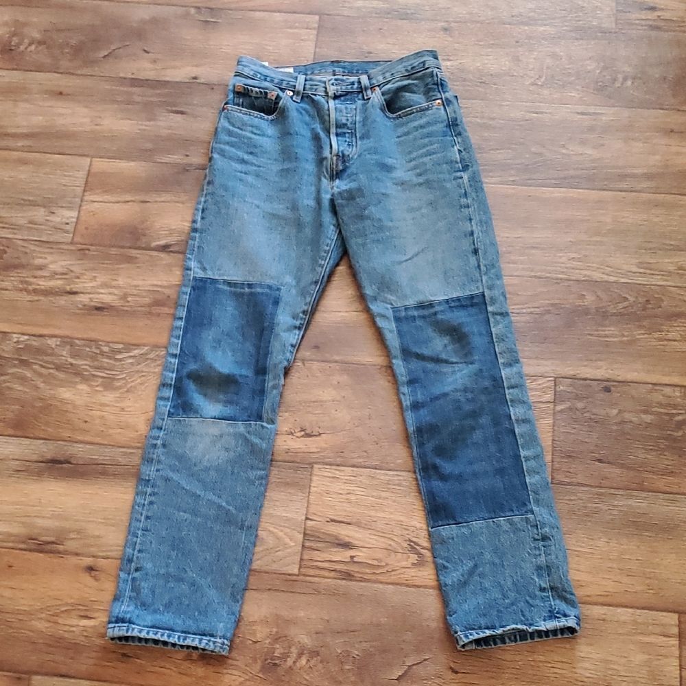 Levi's Premium 501 '90s Patchwork Women's Jeans | Distressed, Straight Fit